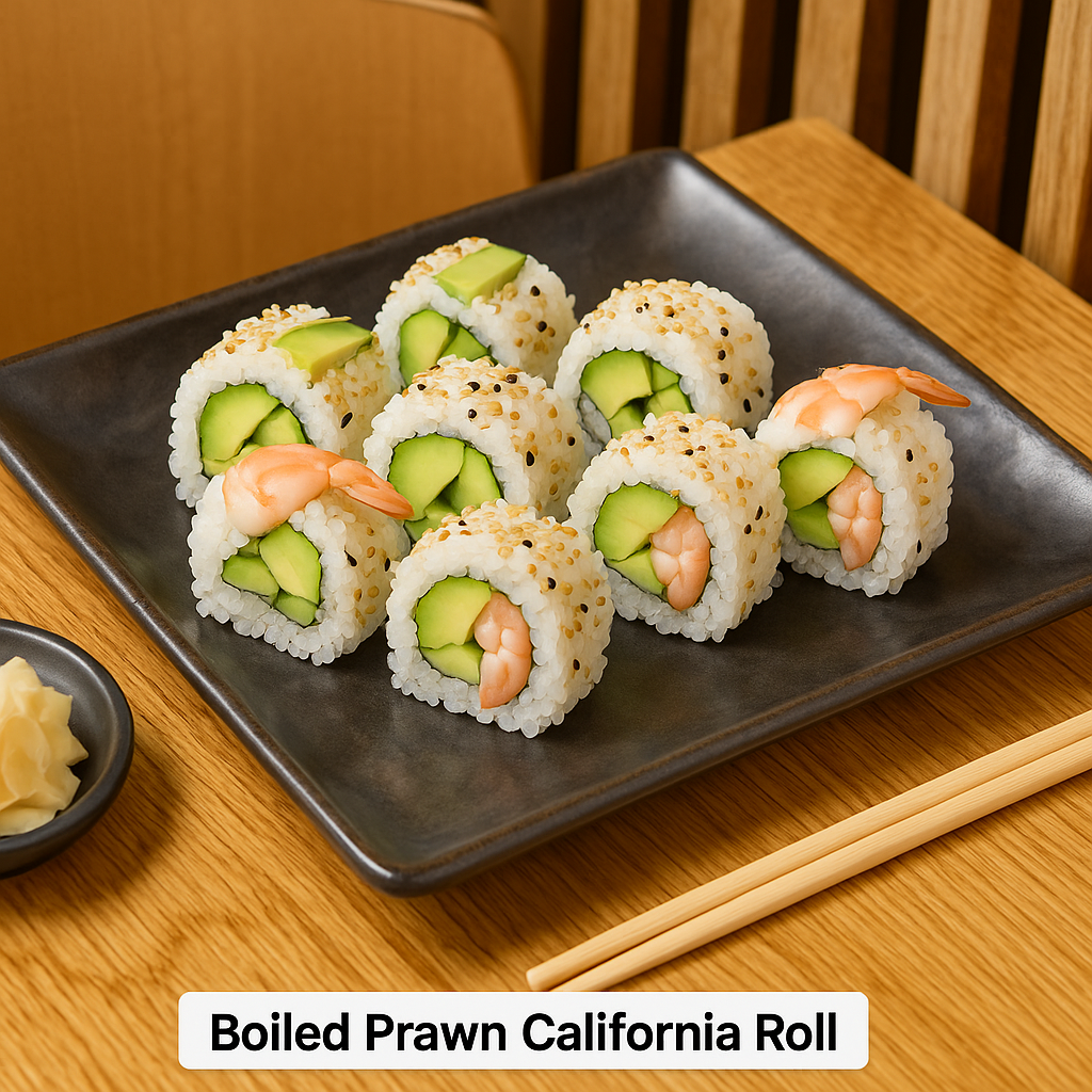 Boiled Prawn California Roll